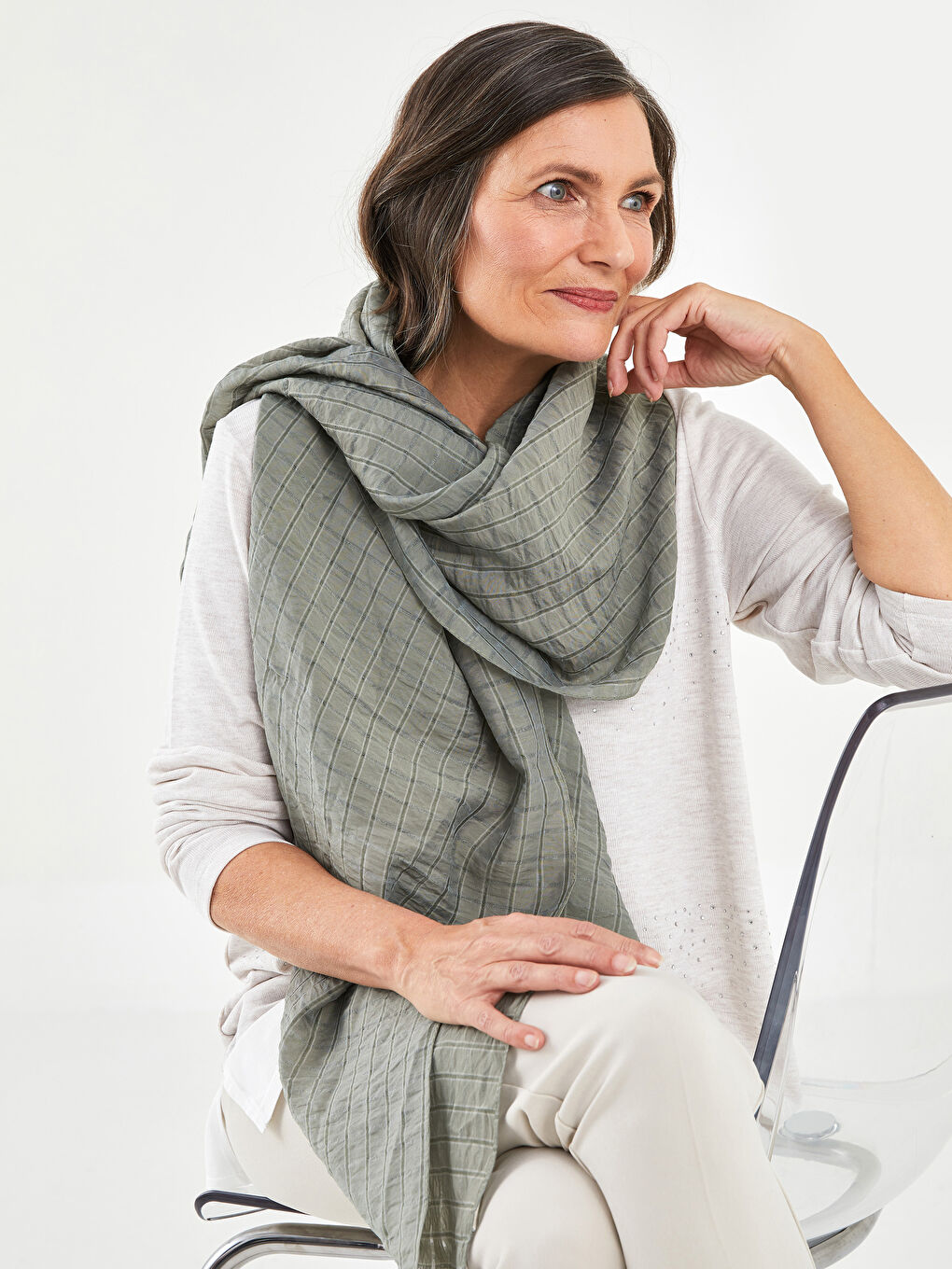 Patterned Women's Scarf