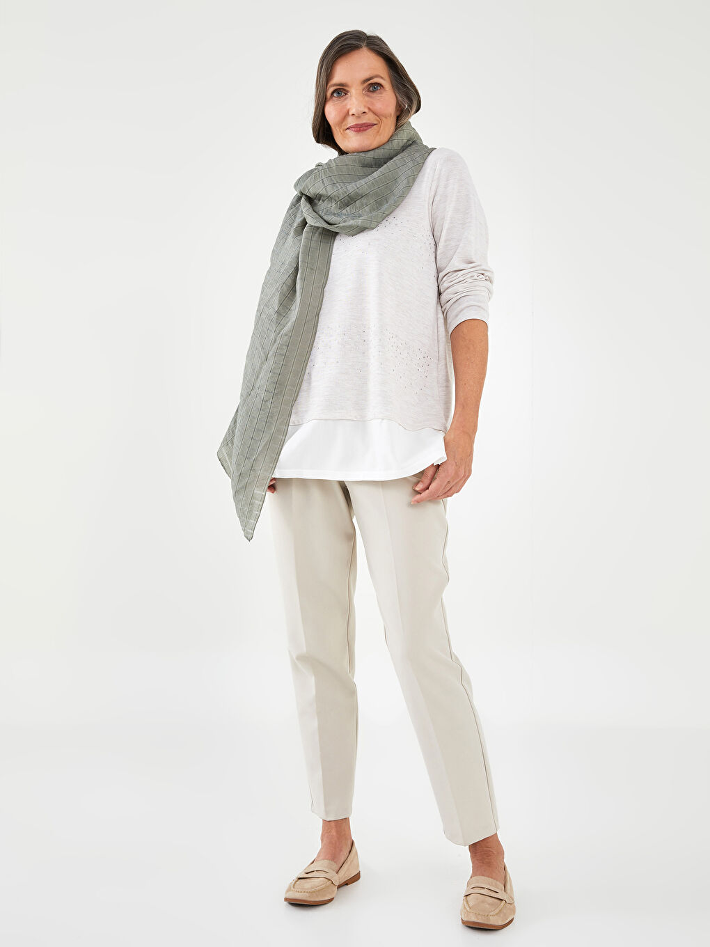 Patterned Women's Scarf-1