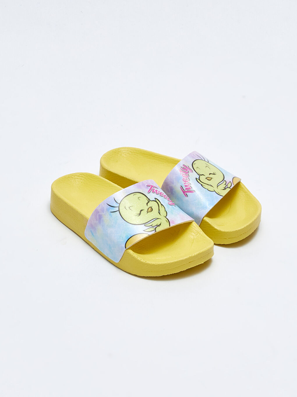 Sarı Tweety Lisanslı Tek Bantlı Kız Çocuk Terlik