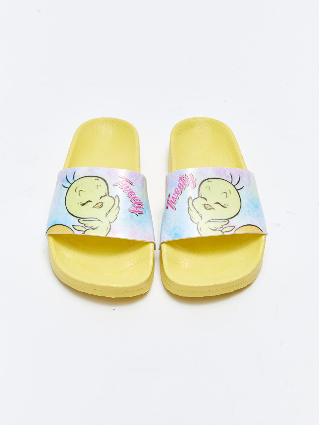 Sarı Tweety Lisanslı Tek Bantlı Kız Çocuk Terlik-2