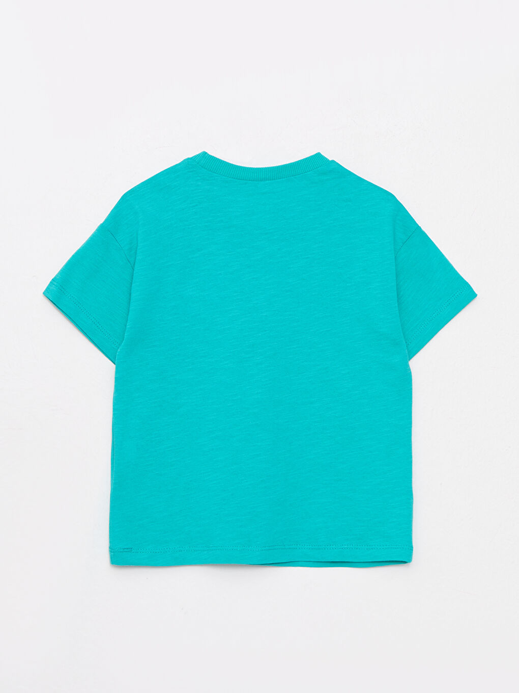 Crew Neck Short Sleeve Printed Cotton Baby Boy T-Shirt-1