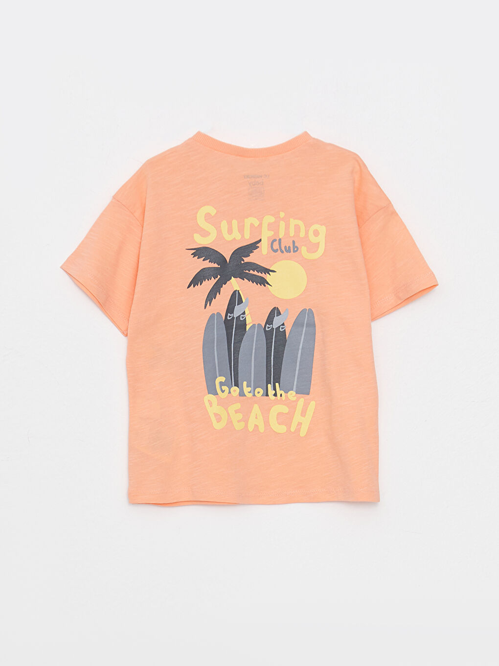 Crew Neck Short Sleeve Printed Cotton Baby Boy T-Shirt-1