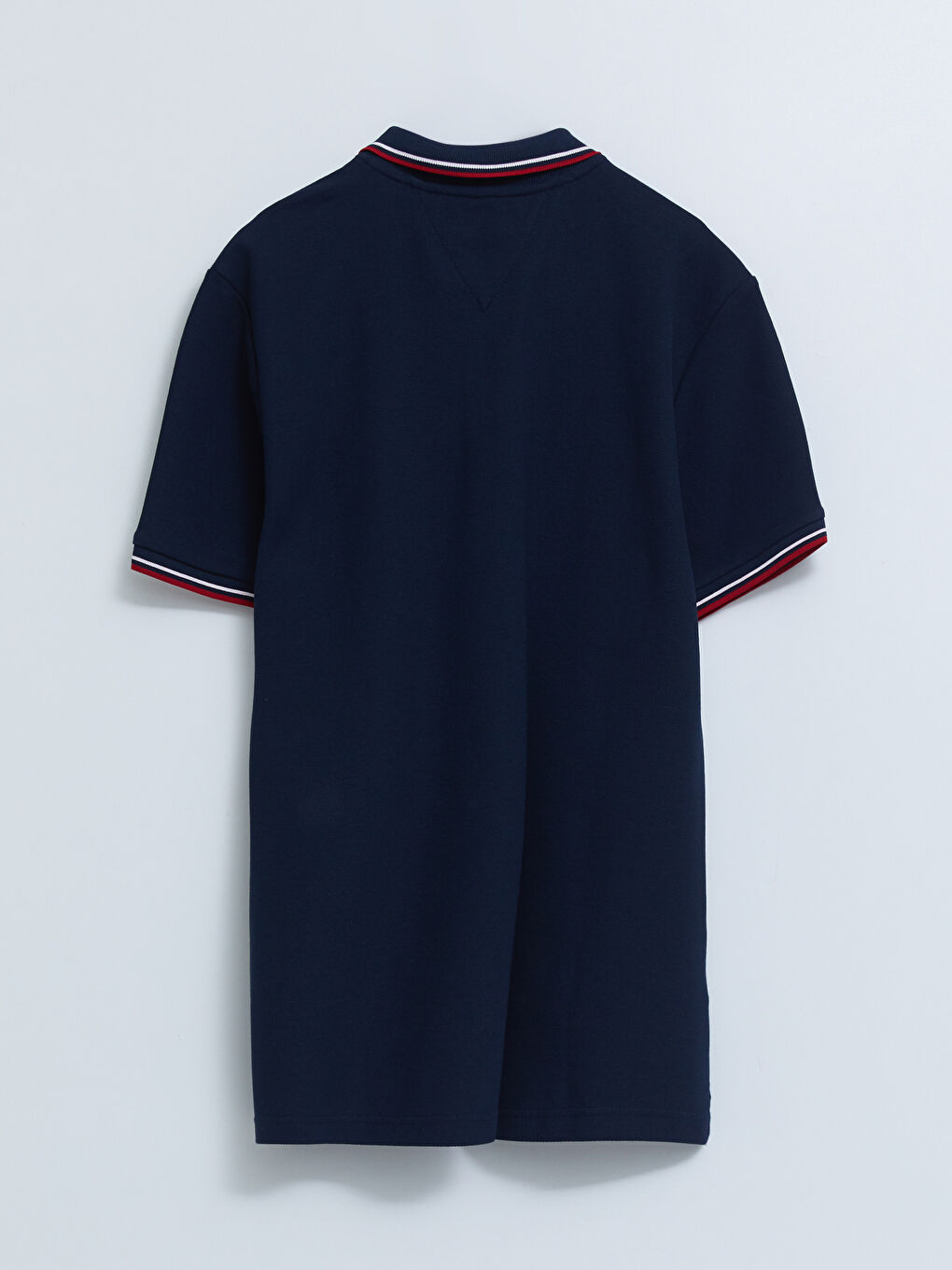 Lacivert Polo Yaka Kısa Kollu Erkek Tişört-8