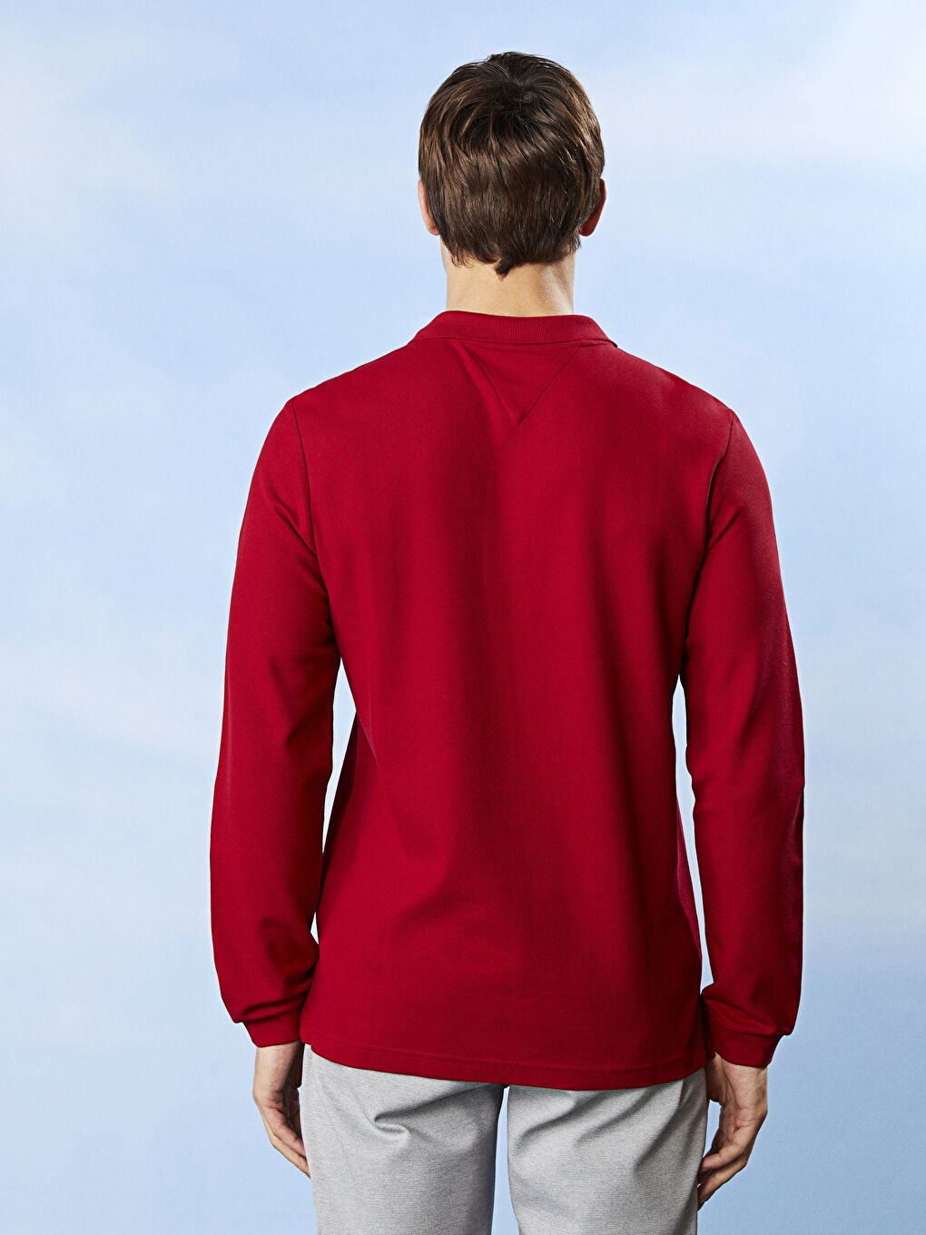 SOUTHBLUE Polo Neck Long Sleeve Men's Sweatshirt -S2HA88Z8-S7R