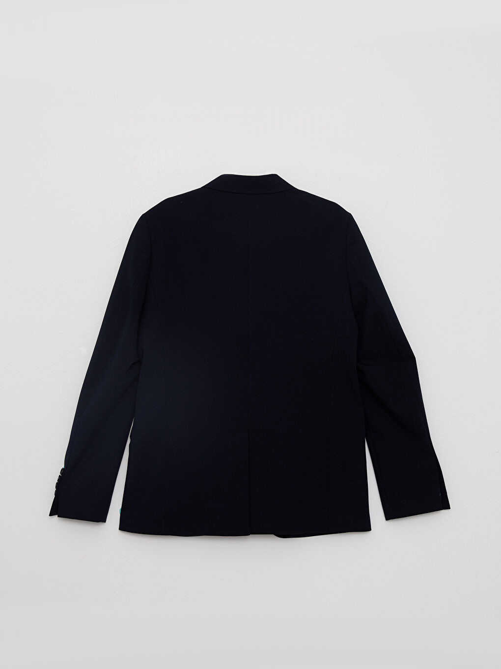 Lacivert Standart Kalıp Gabardin Erkek Blazer Ceket-6