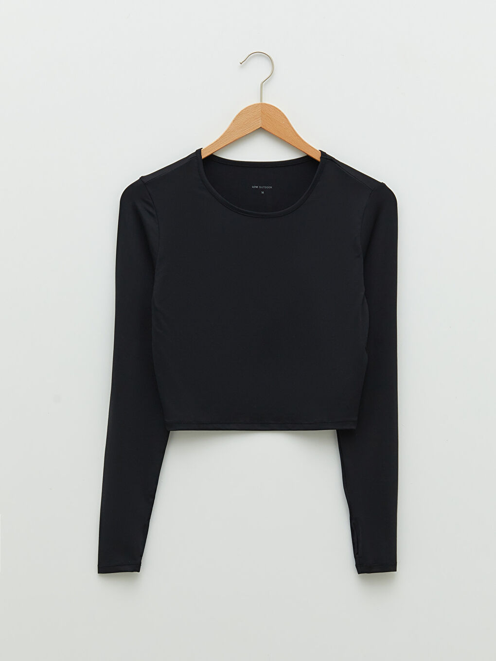 T-shirt d'extérieur à manches longues imprimé à col rond pour femmes-5