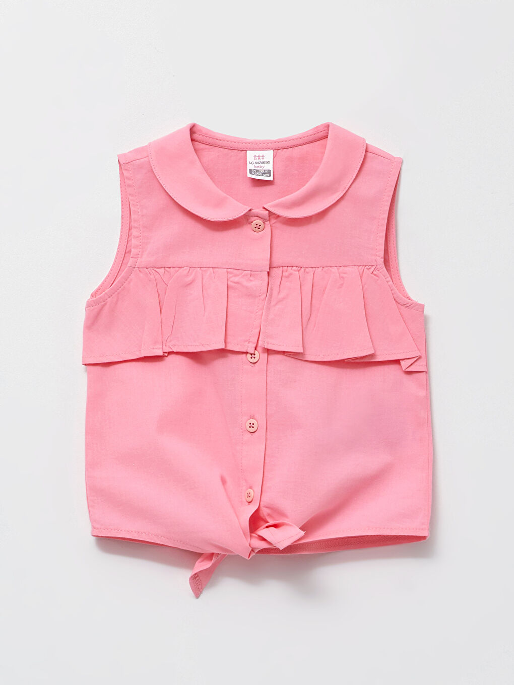 Baby Collar Basic Cotton Baby Girl Shirt