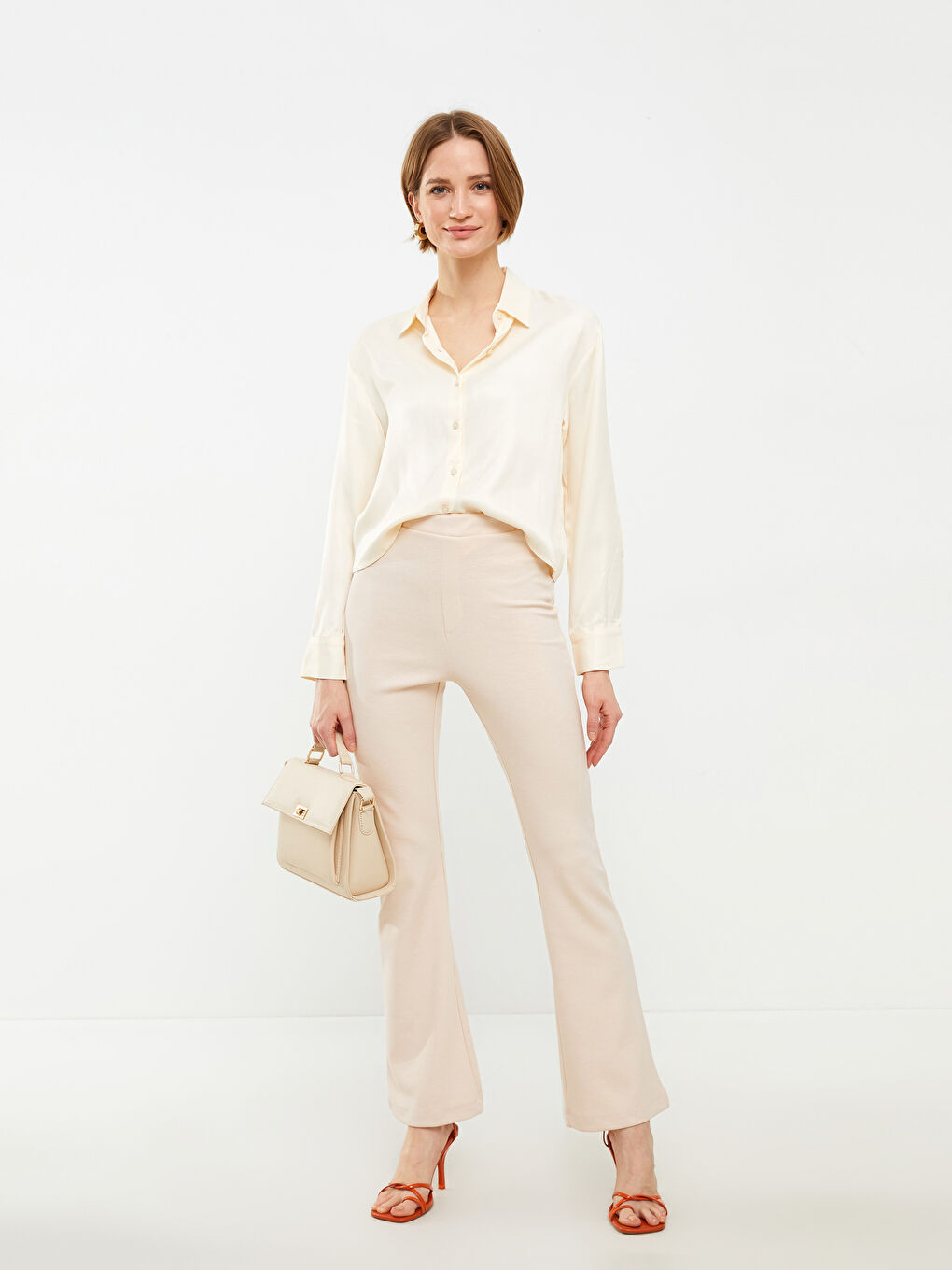 Women's Elasticated Waist Plain Sweatpants