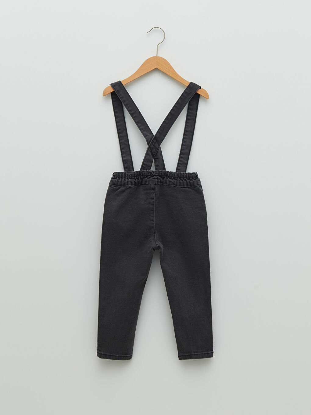 LCW baby Gri Beli Lastikli Pamuklu Kız Bebek Jean Pantolon - 3