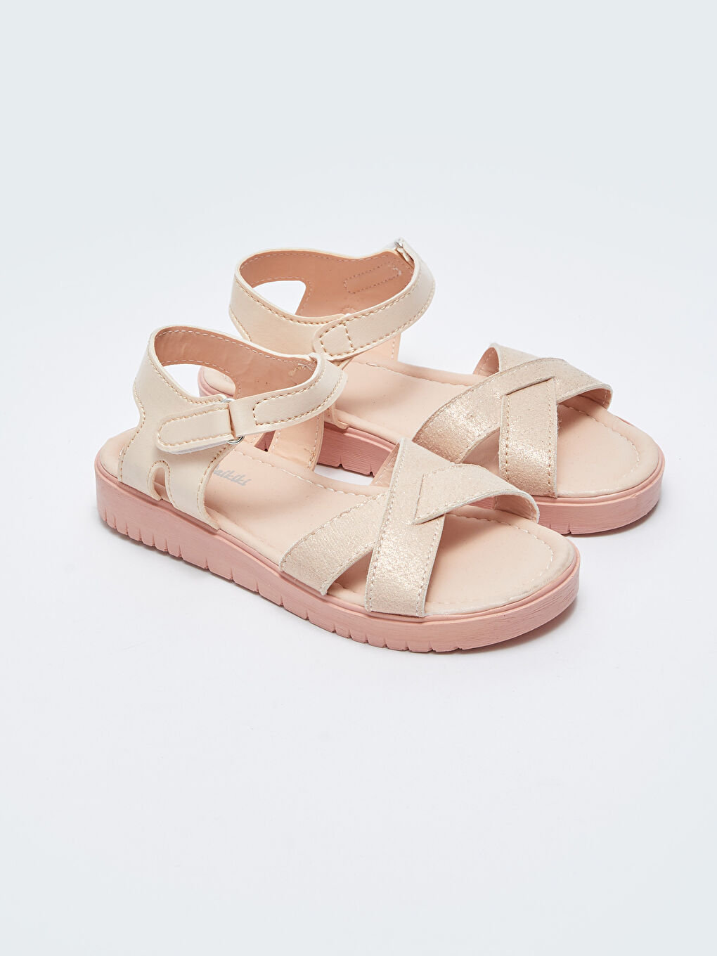 Cross-Band Hook-and-loop Girls' Sandals