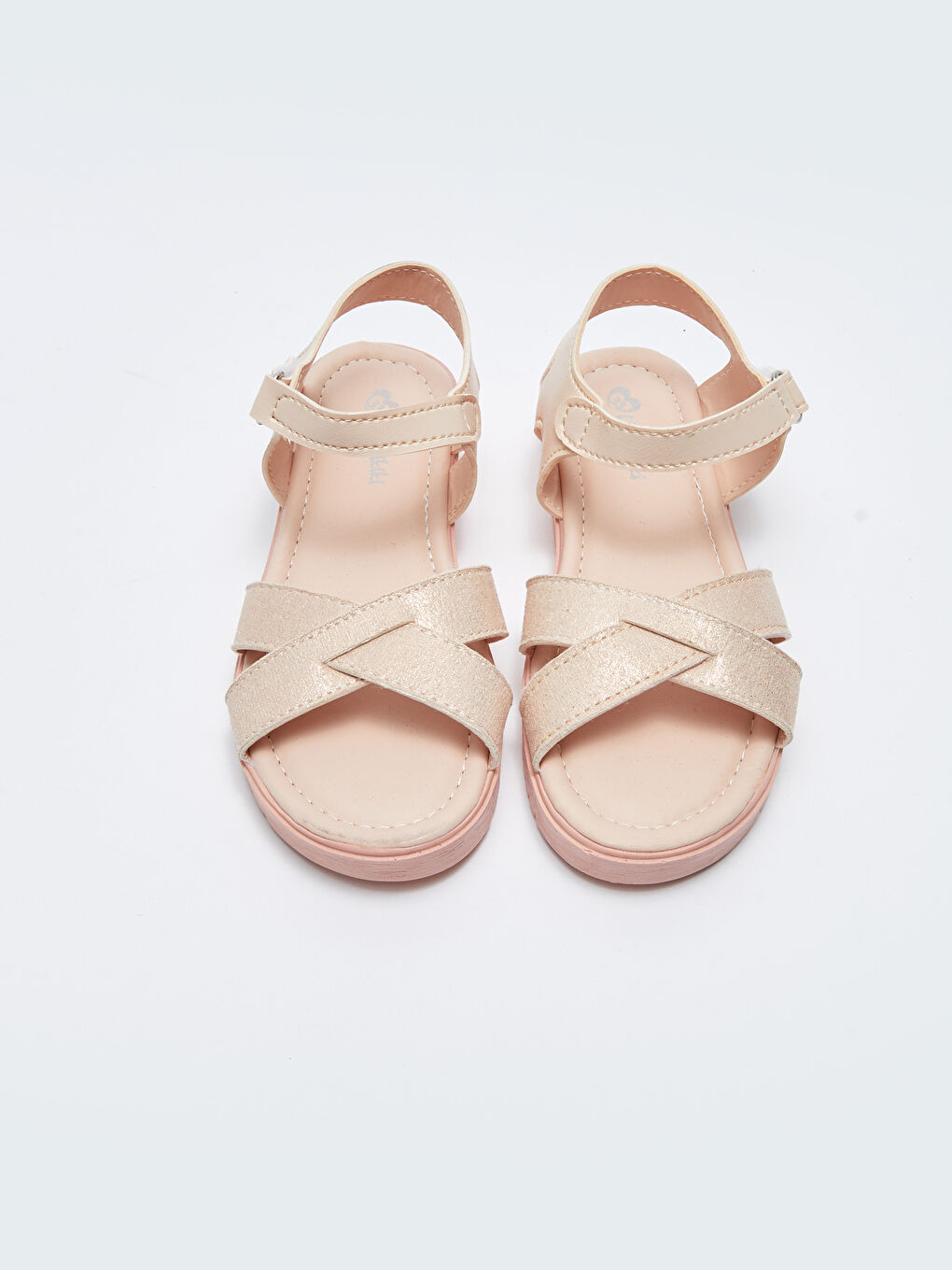Cross-Band Hook-and-loop Girls' Sandals-2