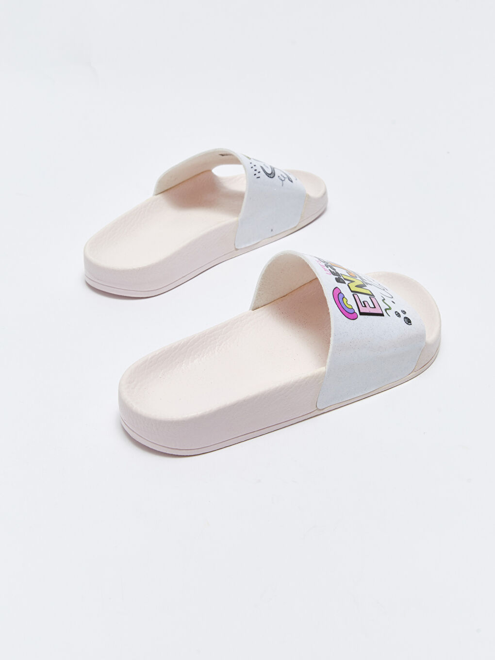 Pantoufles à Bride Unique Imprimées pour Filles-4