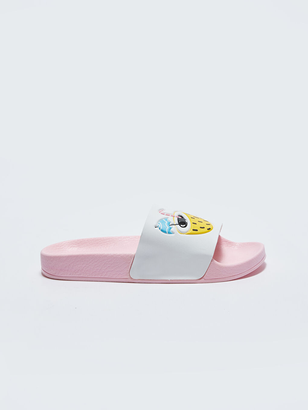 Printed Single-Strap Girls' Slippers-1