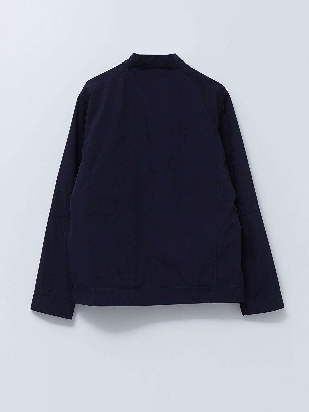 Lacivert Standart Kalıp Dik Yaka Erkek Mont-7