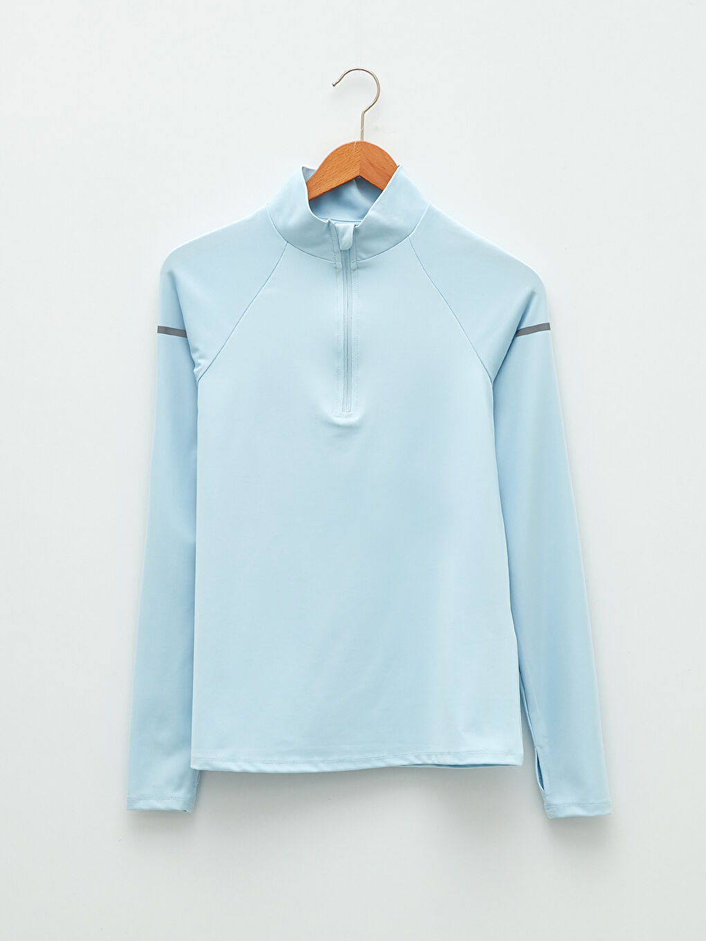 T-shirt d'Extérieur pour Femmes à Manches Longues Imprimé à Col Cheminée-5