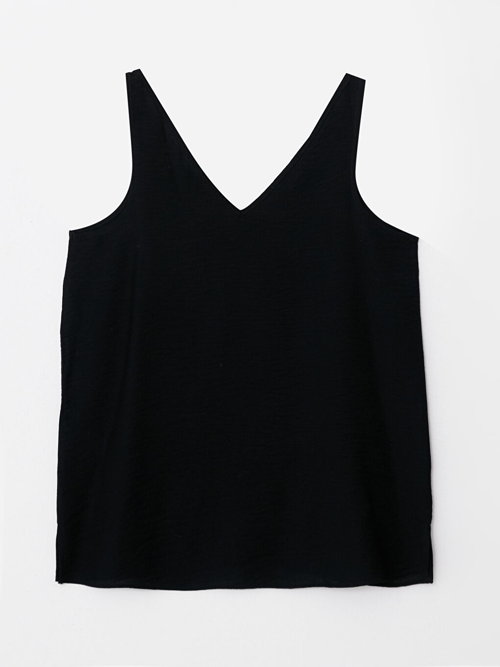 LCWAIKIKI Classic V-Neck Straight Sleeveless Poplin Women's Blouse -S2HD53Z8-CVL