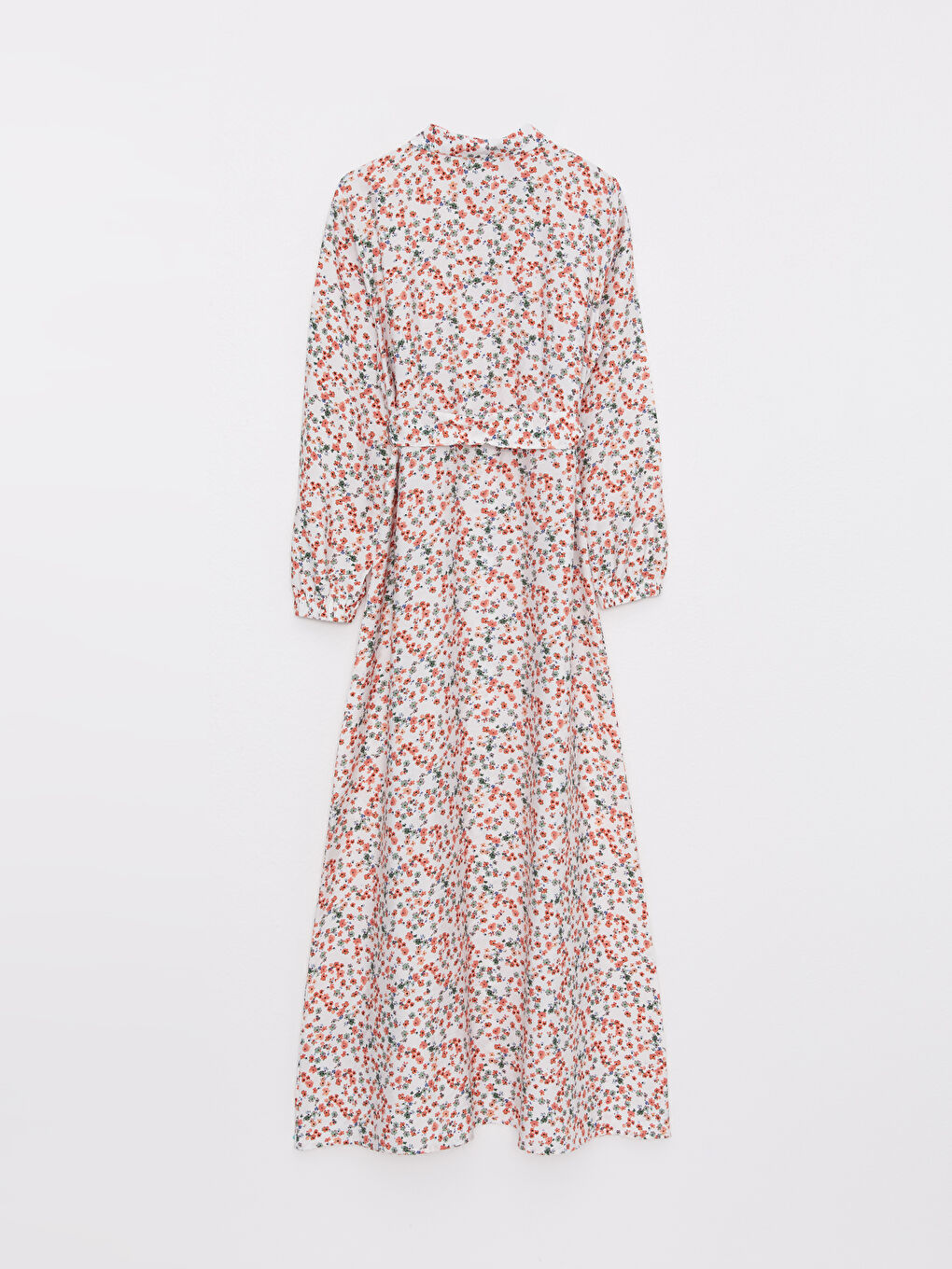 Robe de Chemise à Manches Longues Florale pour Femmes-6