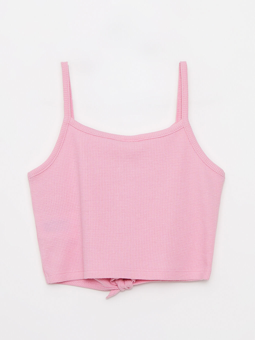 Майка с квадратным воротником, базовая, с ремешками, для девочек-1