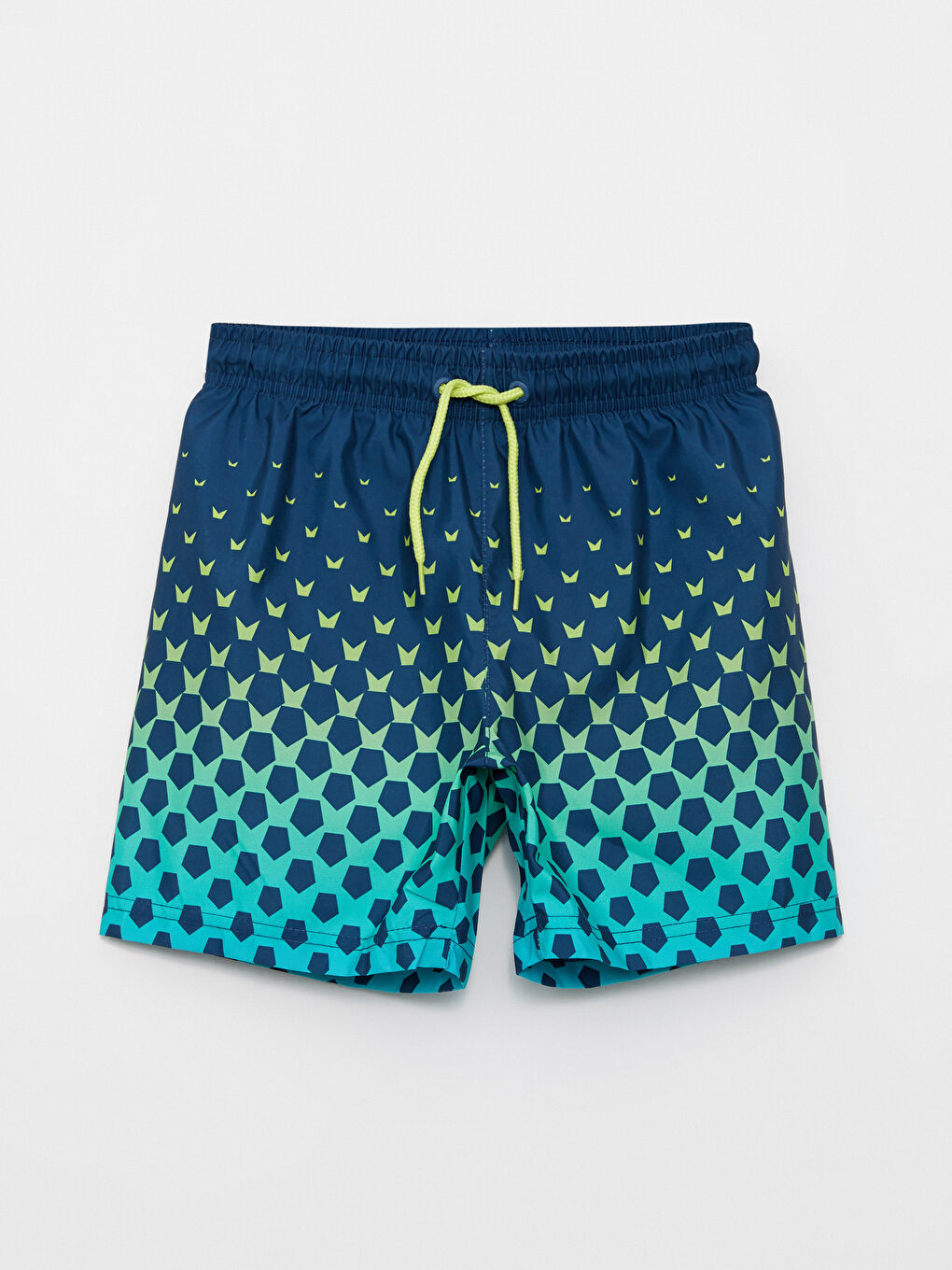 Lacivert Hızlı Kuruyan Erkek Çocuk Deniz Şortu 2'li-1