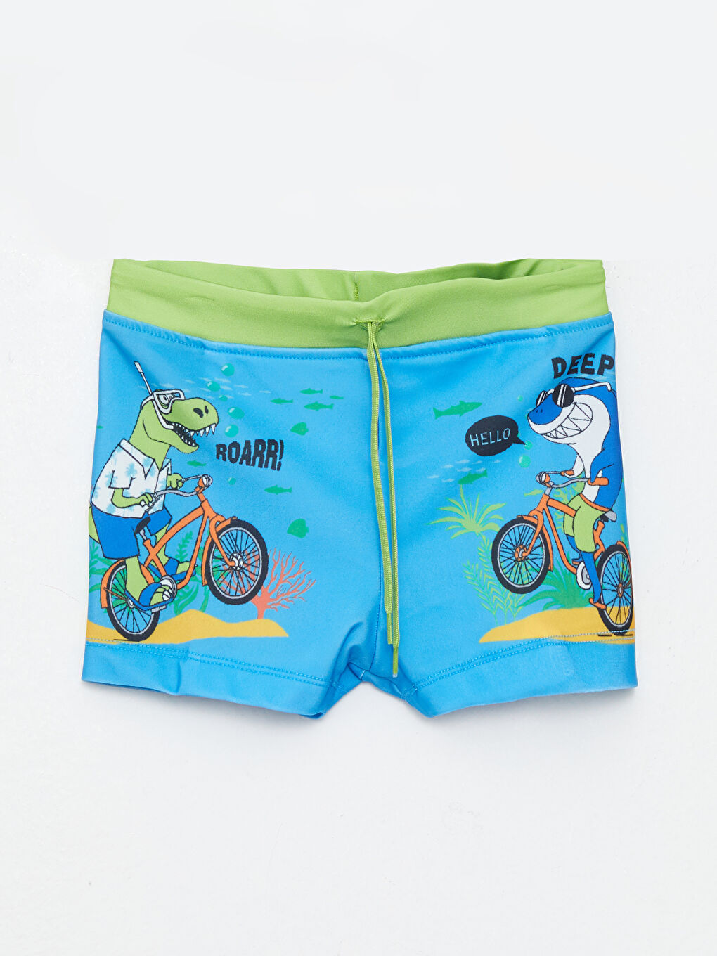 Printed Quick Drying Boy's Boxer Swimwear -S2HE71Z4-GVA