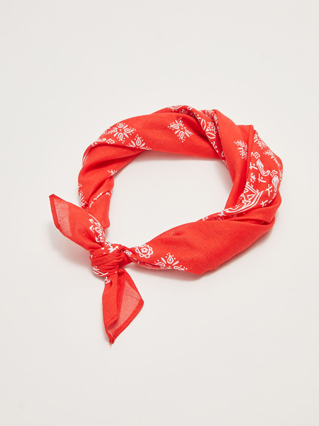 LCW ACCESSORIES Cotton Patterned Women's Bandana -S2HF22Z8-GYE