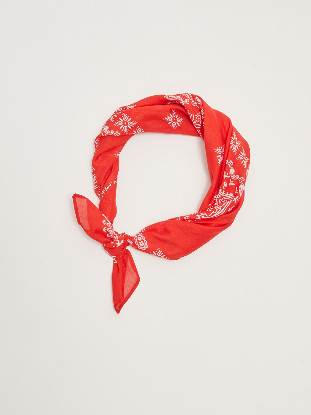 LCW ACCESSORIES Cotton Patterned Women's Bandana -S2HF22Z8-GYE