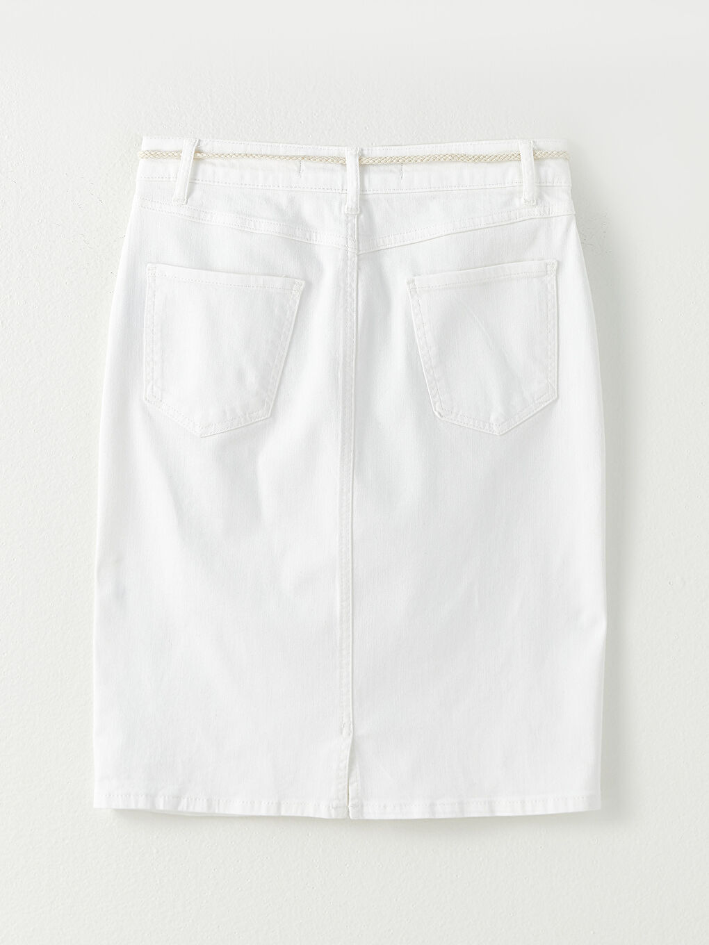 Women's Slim Fit Straight Pocket Detailed Rodeo Jean Skirt-7