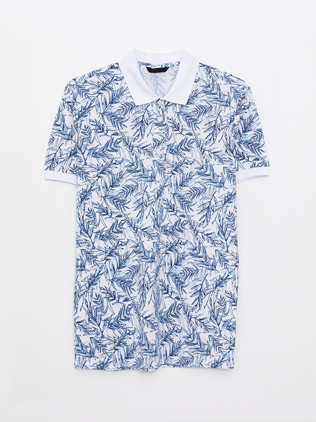 XSIDE Polo Neck Short Sleeve Patterned Pique Men's T-Shirt -S2HG68Z8-Q6K