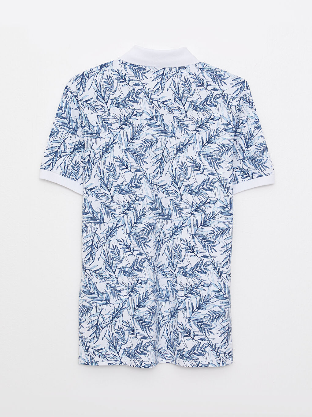 XSIDE Polo Neck Short Sleeve Patterned Pique Men's T-Shirt -S2HG68Z8-Q6K