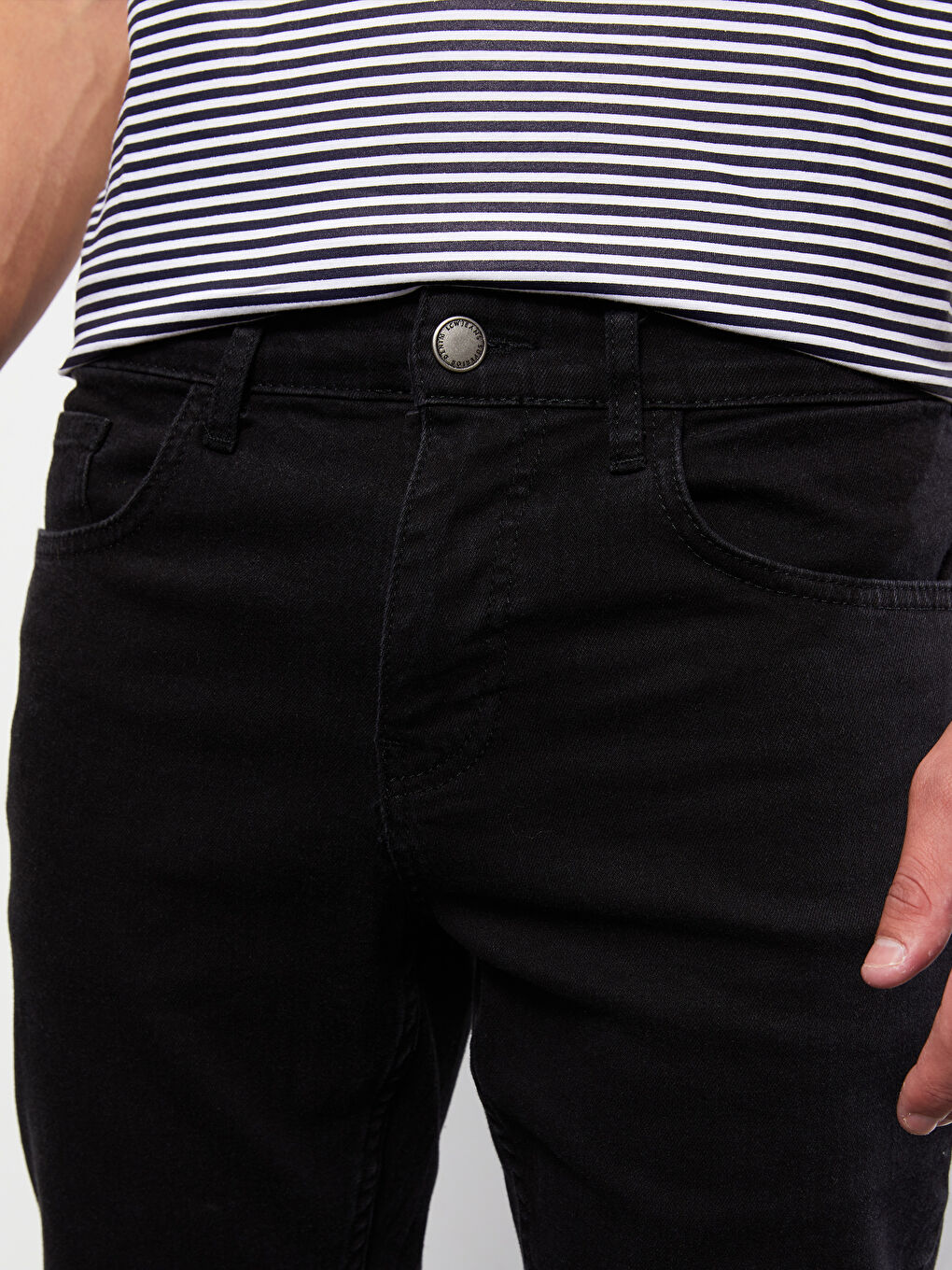 Siyah 750 Slim Fit Erkek Jean Pantolon-3