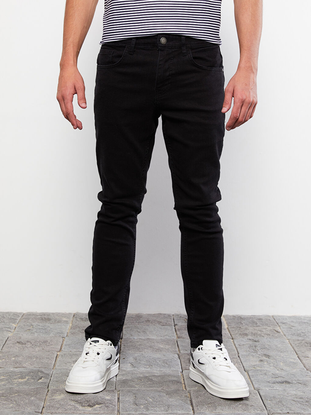 Siyah 750 Slim Fit Erkek Jean Pantolon-4
