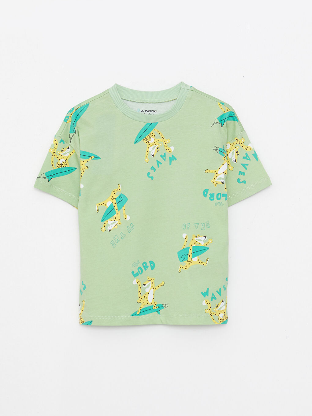 Crew Neck Short Sleeve Printed Cotton Baby Boy T-Shirt -S2HH41Z1-LRF