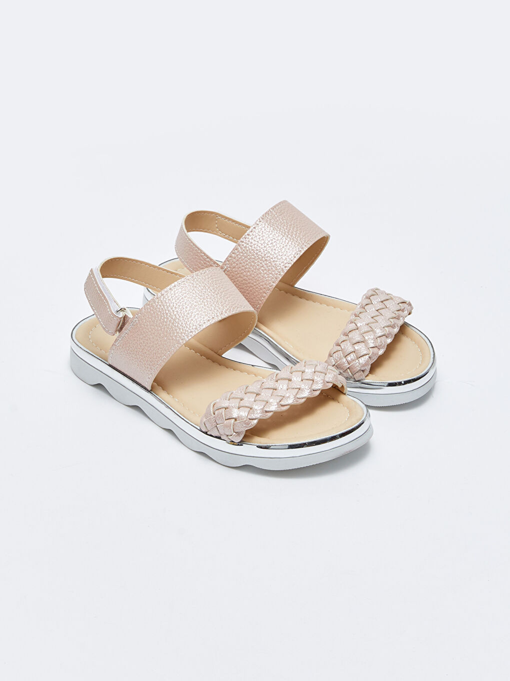 Sandales Filles Avec Double Brides Velcro