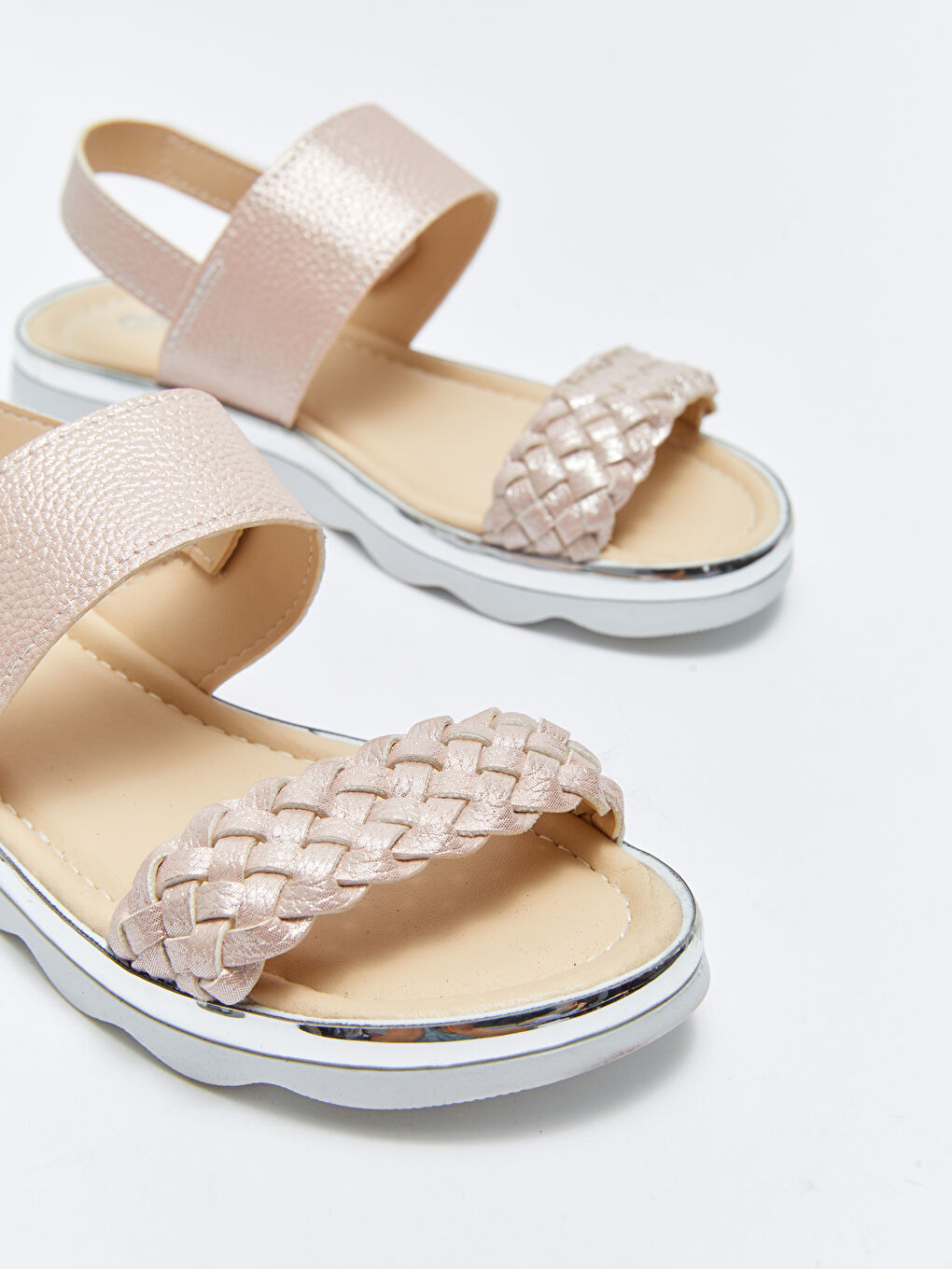 Sandales Filles Avec Double Brides Velcro-2