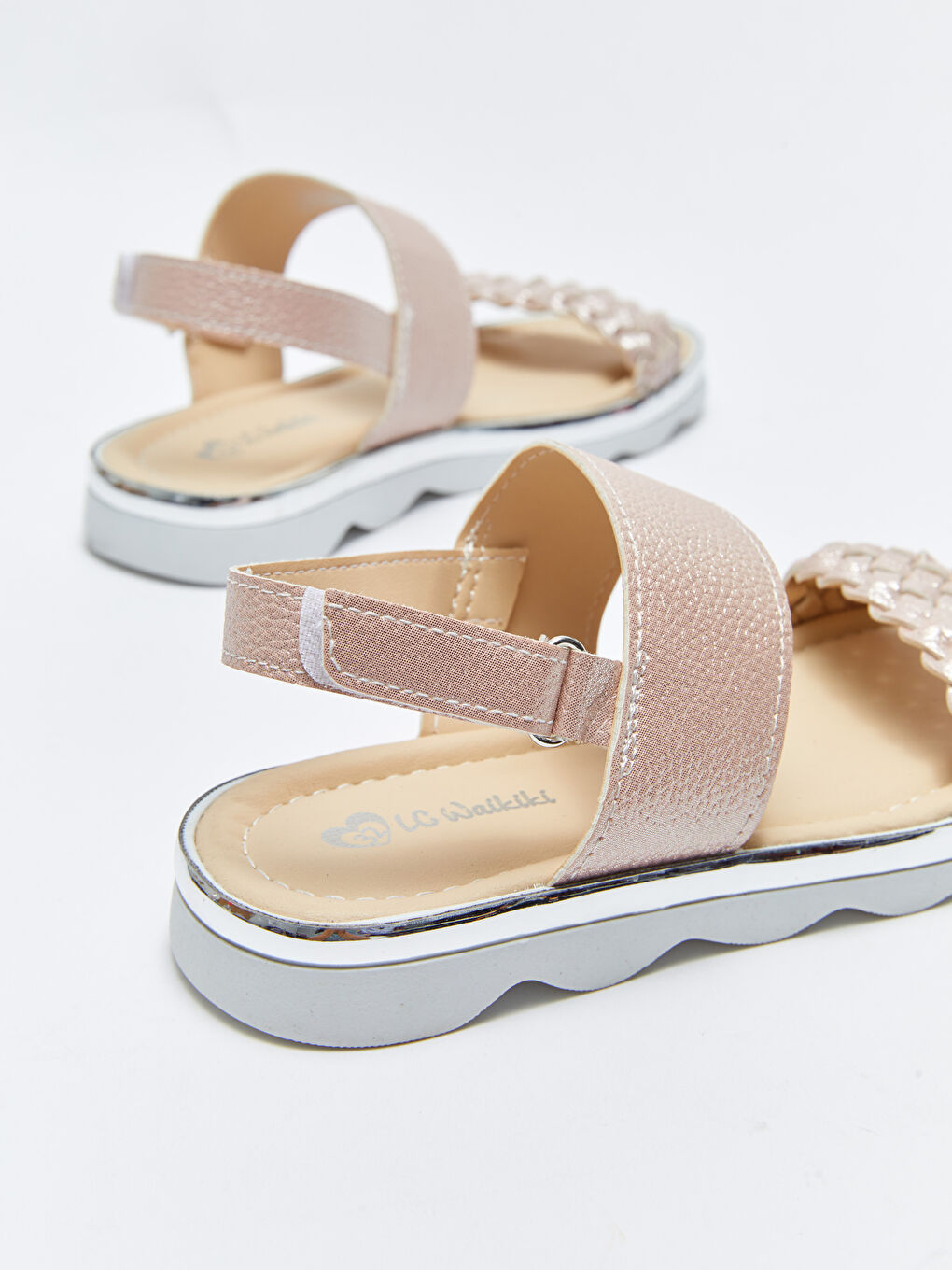 Sandales Filles Avec Double Brides Velcro-4