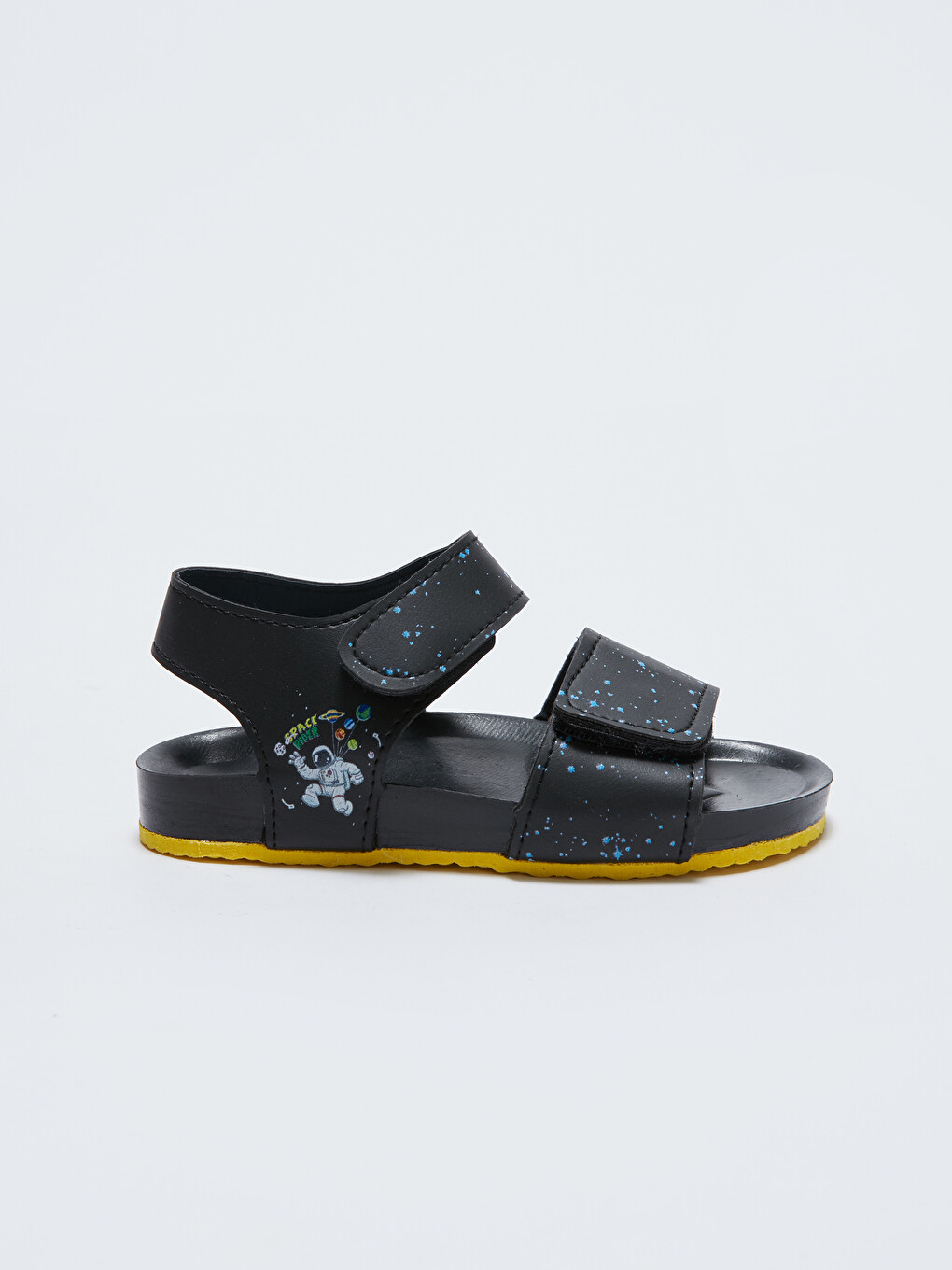 Printed Hook And Loop Boys' Sandals-1