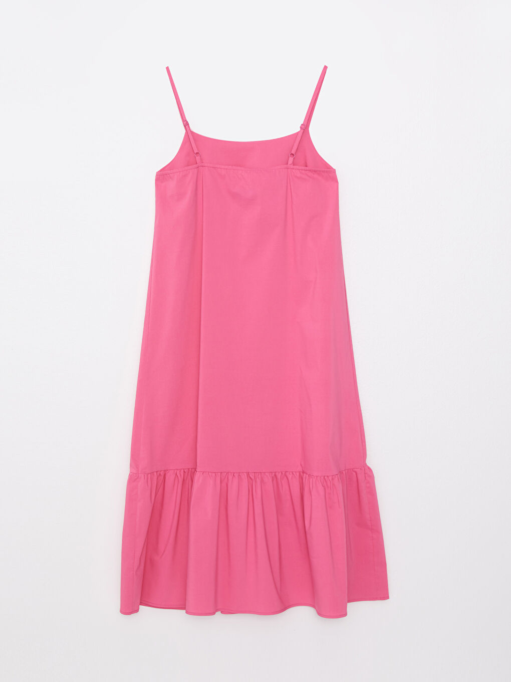 U Neck Straight Strap A Cut Poplin Women's Dress -S2HH72Z8-R0J