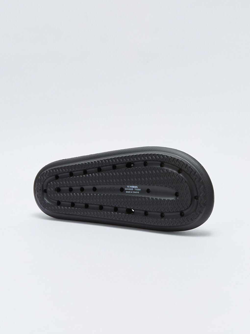 Siyah Tek Bantlı Erkek Terlik-3