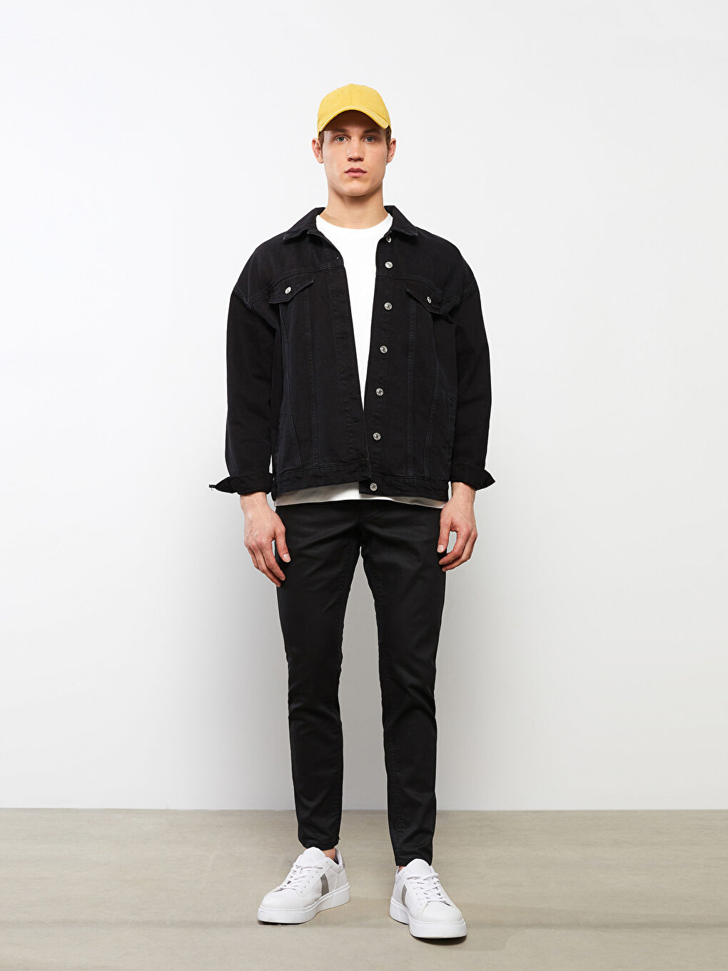 Siyah 750 Slim Fit Erkek Jean Pantolon