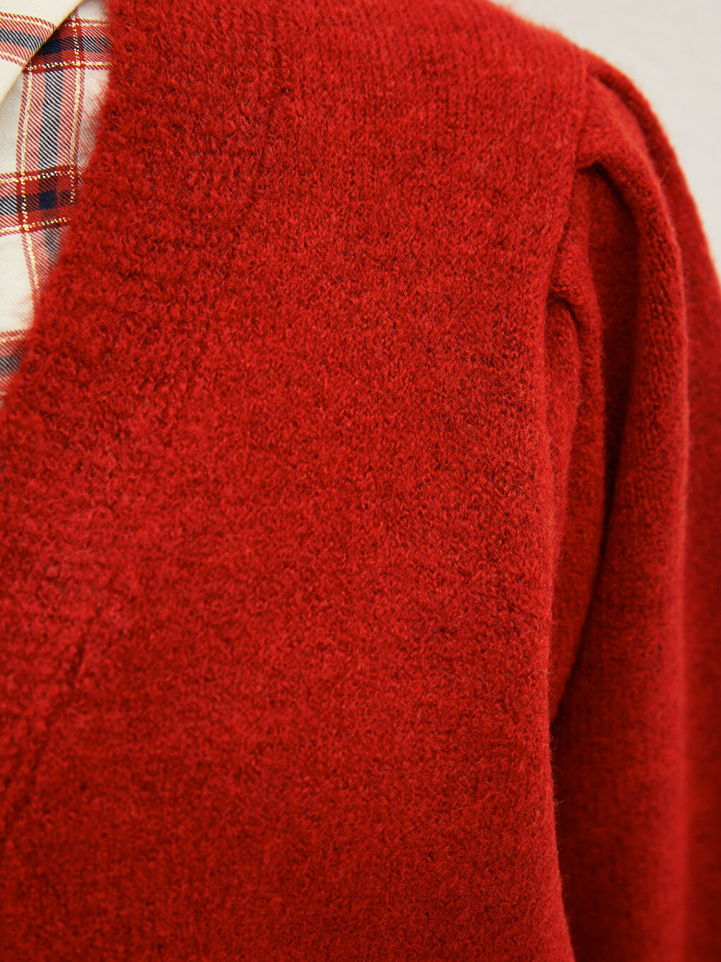 V Neck Women's Knitwear Cardigan-3