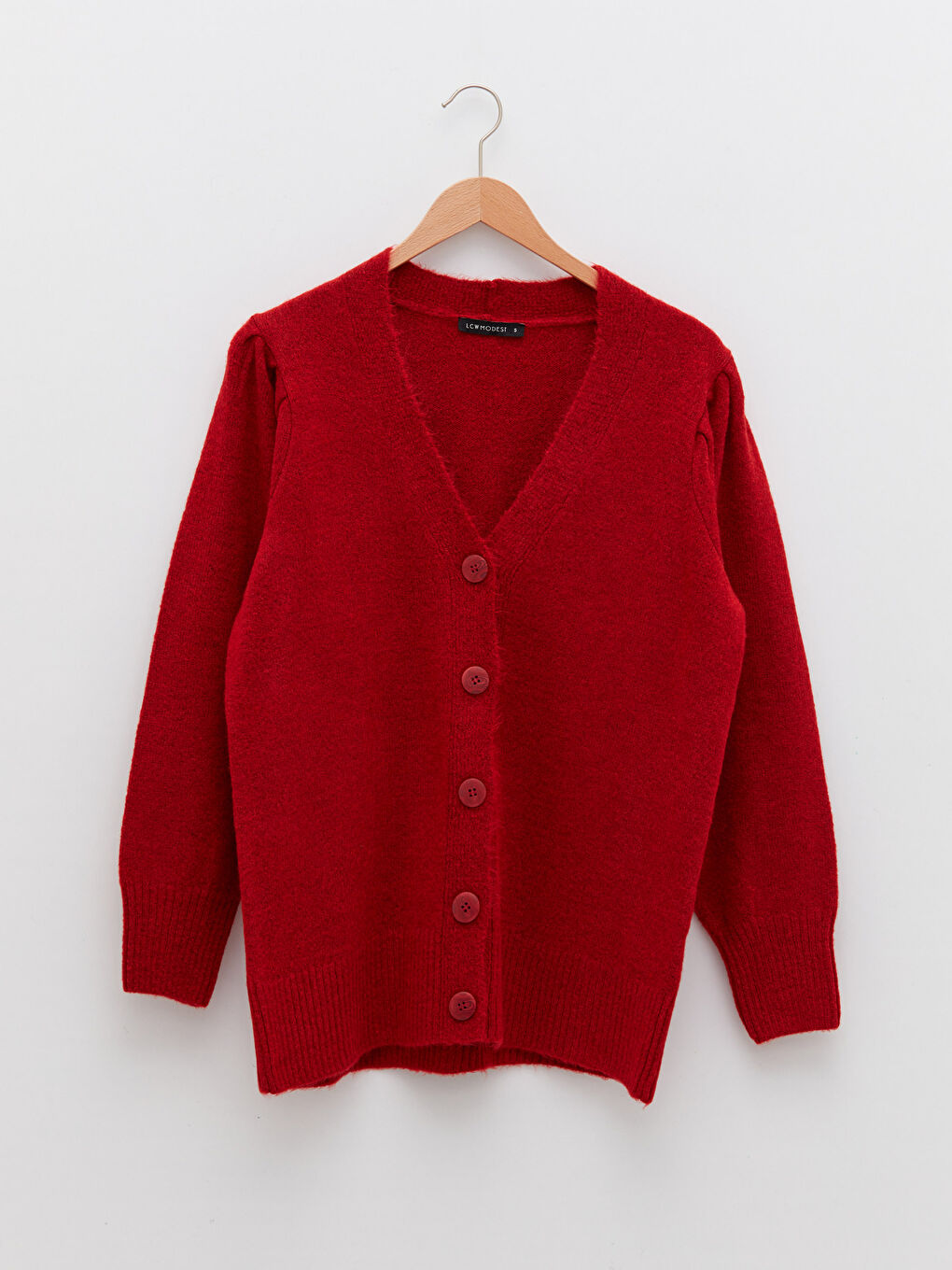 V Neck Women's Knitwear Cardigan-5