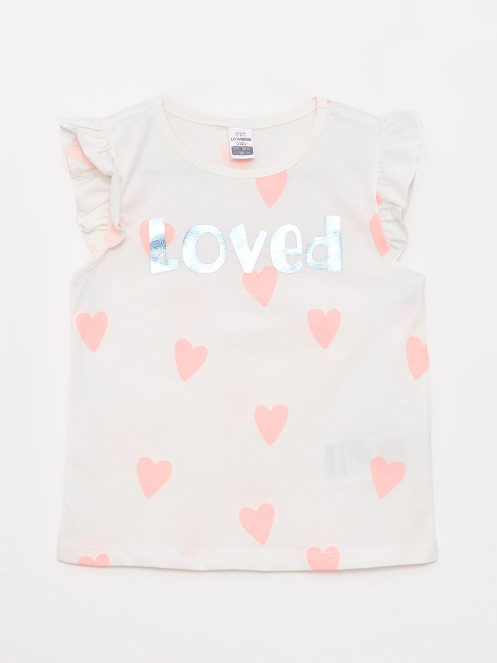 Ensemble T-Shirt et Leggings Imprimés Bébé Fille Col Rond Lot de 2-1