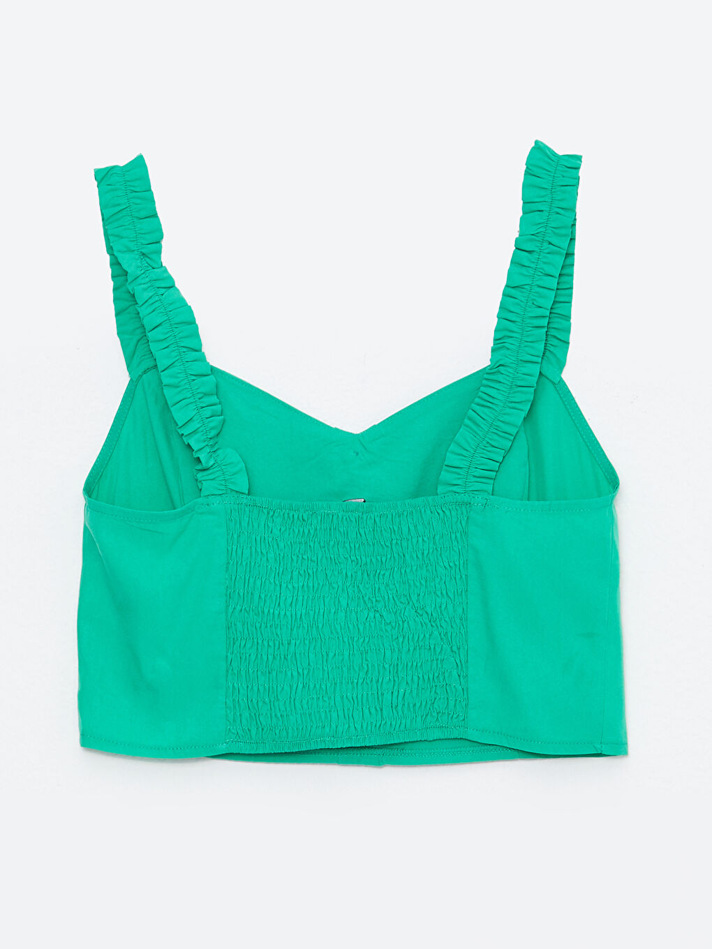 Heart Collar Straight Strap Women's Blouse -S2HI89Z8-GHU