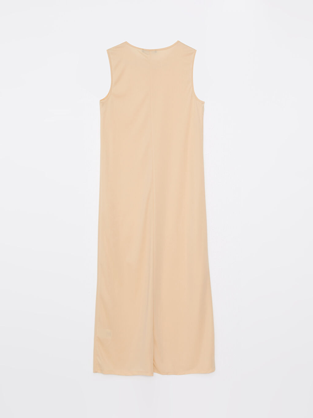 فستان Slip بياقة دائرية للسيدات-1