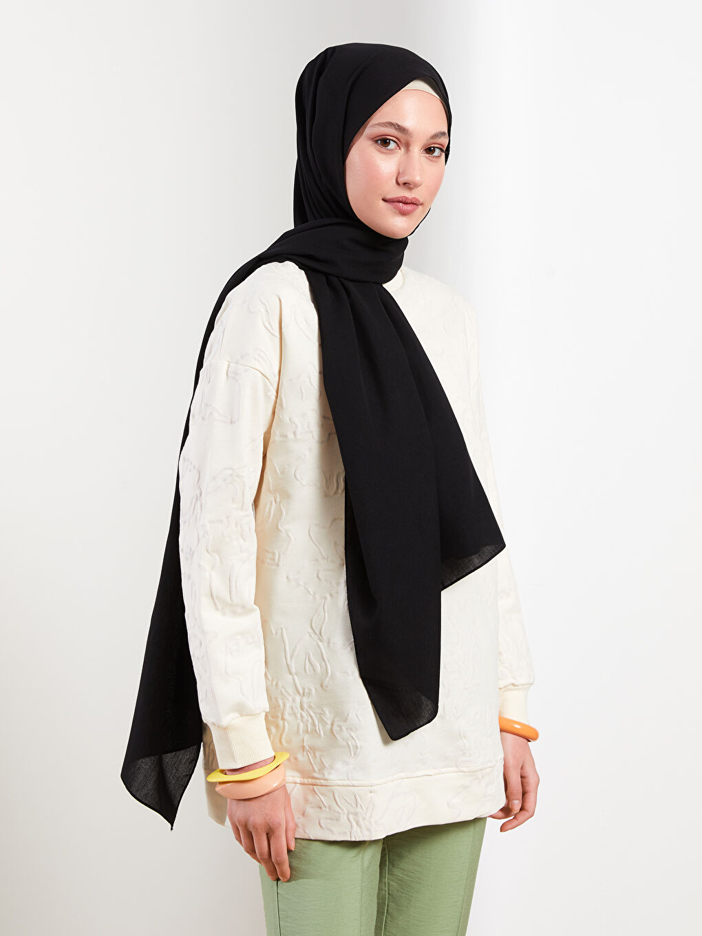 Women's Plain Scarf-2