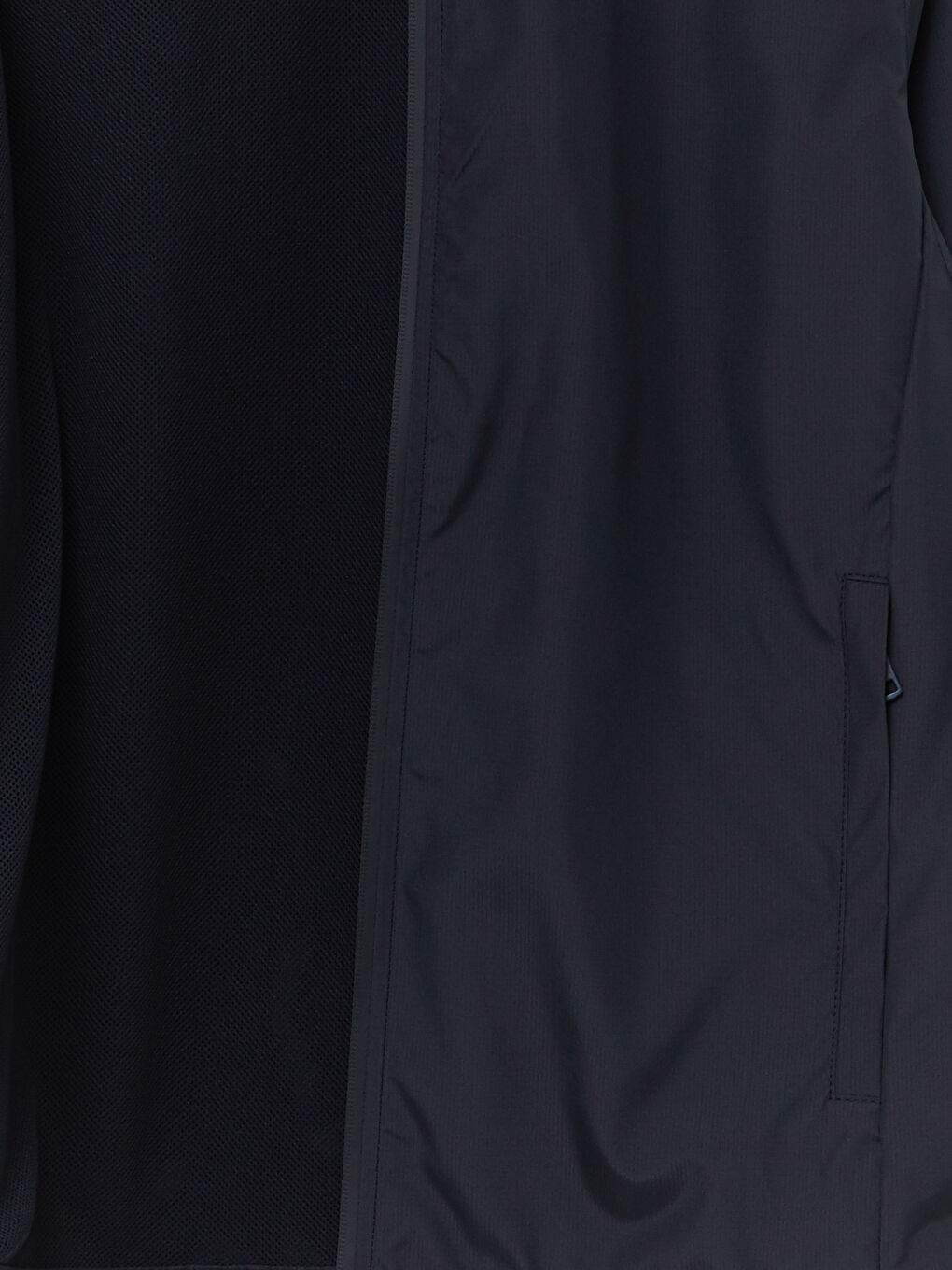 Siyah Standart Kalıp Kapüşonlu Erkek Yağmurluk-7