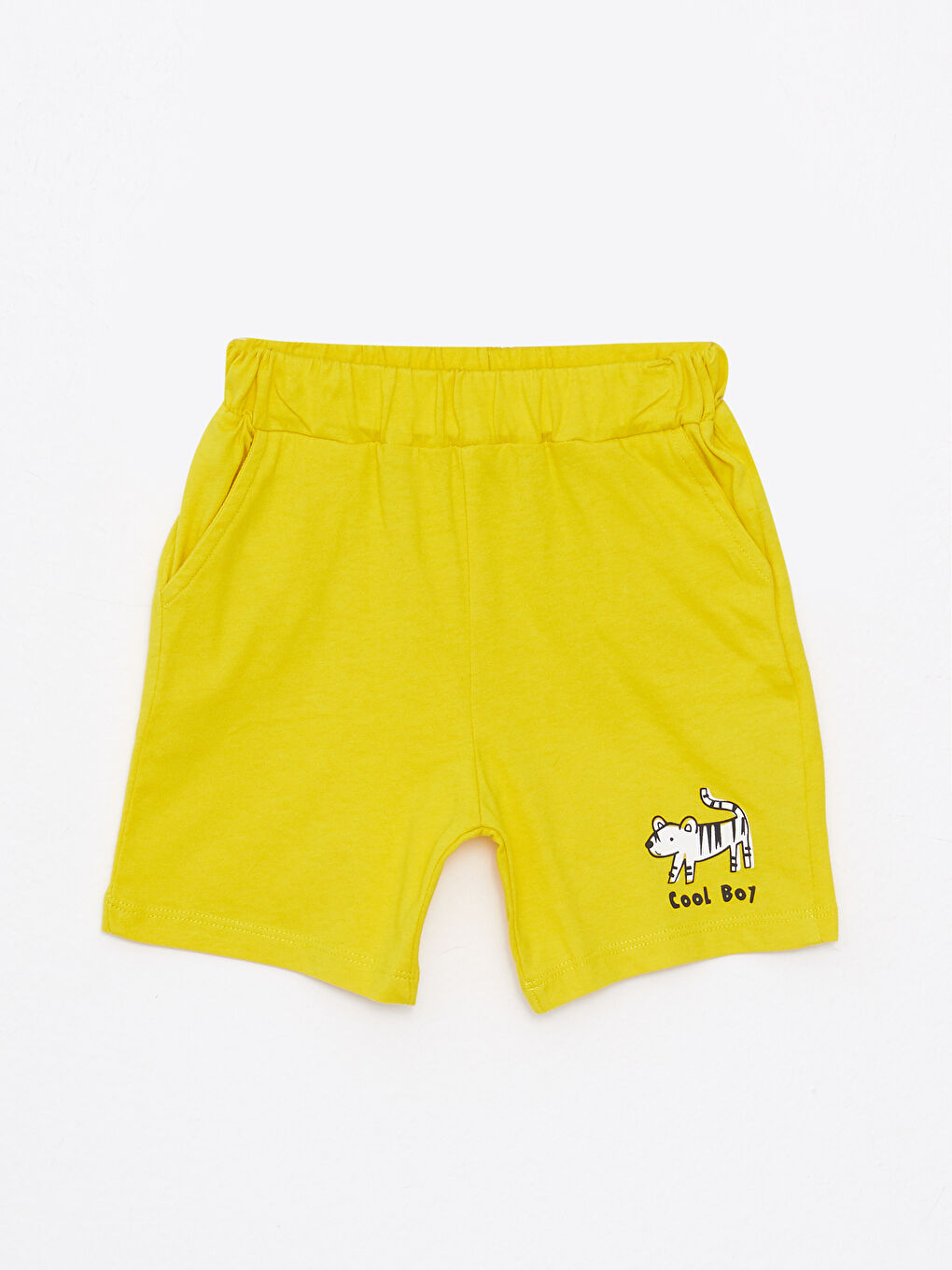 Elastic Waist Cotton Baby Boy Shorts 2 Pieces -S2HJ87Z1-QX0