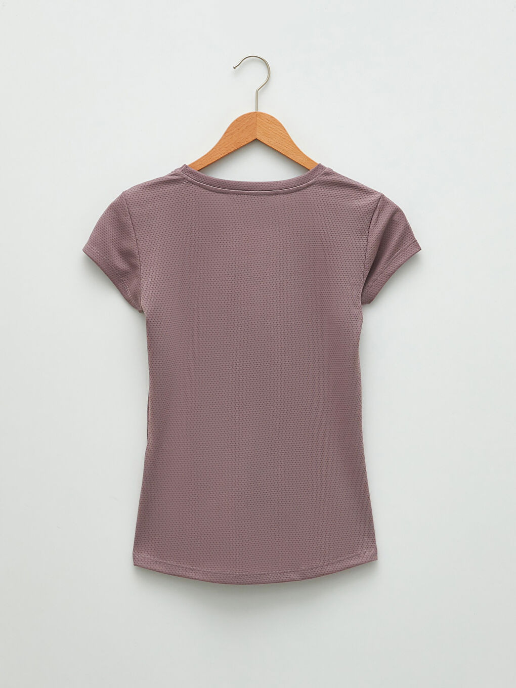 XSIDE ACTIVE V-Neck Self Patterned Short Sleeve Women's Sports T-Shirt -S2HK24Z8-QUF