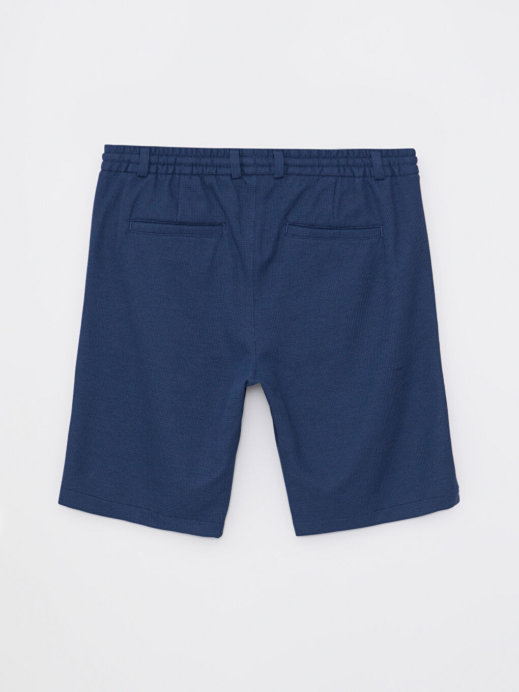 İndigo Slim Fit Dokulu Erkek Şort-6