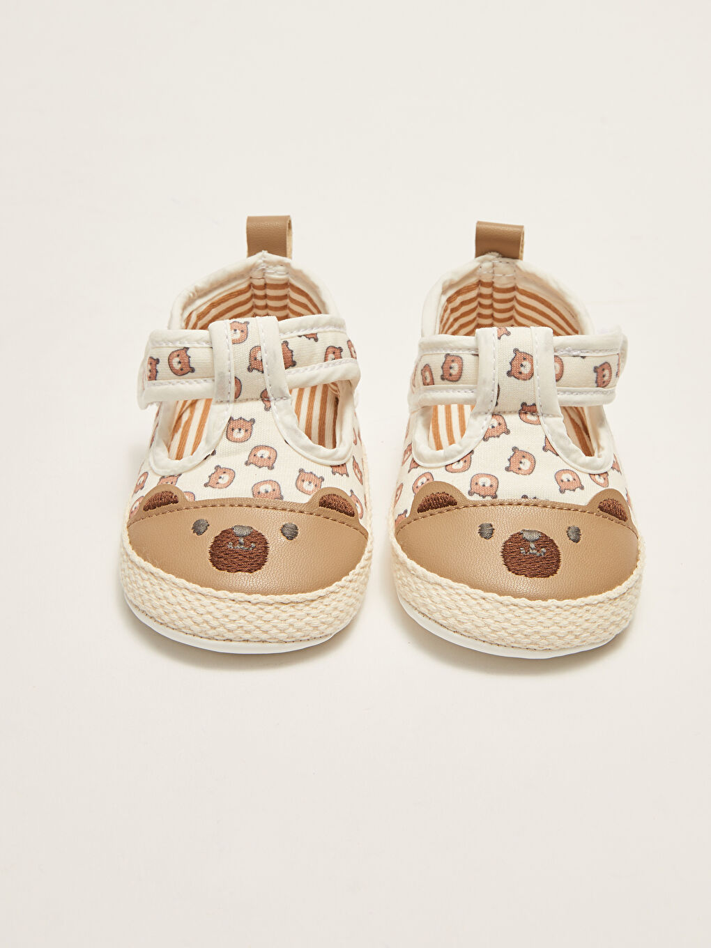 Pamučne Kućne Cipele za Dečake sa Vezenim Detaljima za Bebe koje Ne Hodaju-2